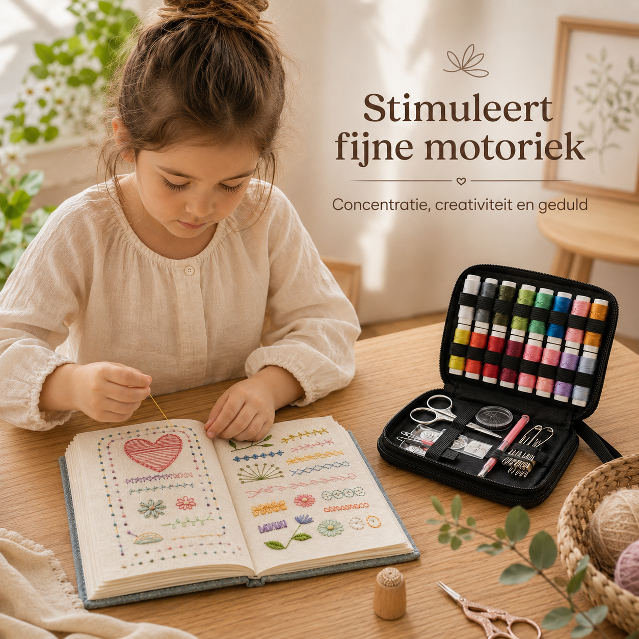 Creatief Borduurboek voor Ouder en Kind