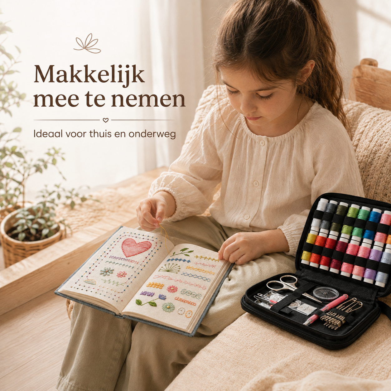 Creatief Borduurboek voor Ouder en Kind