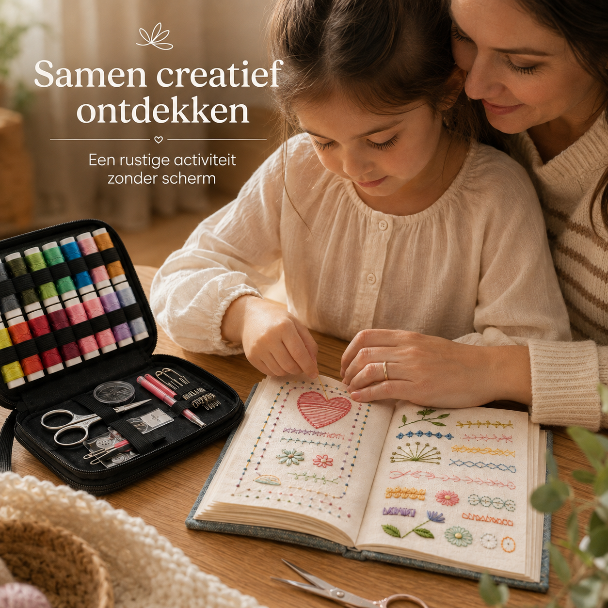 Creatief Borduurboek voor Ouder en Kind