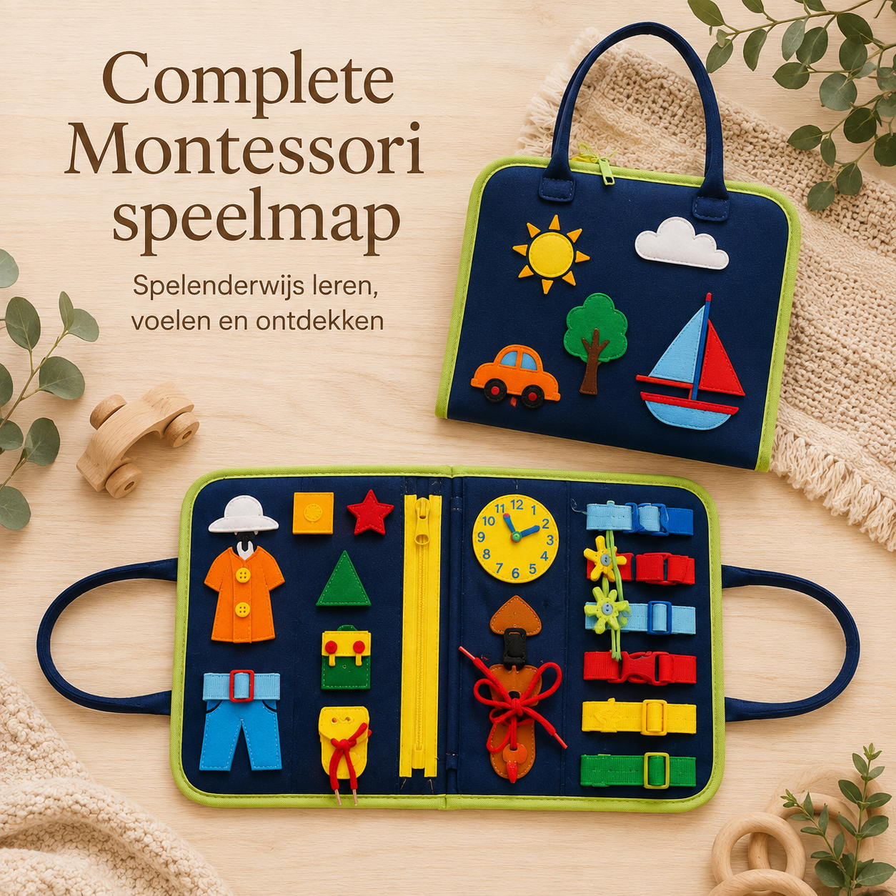 Montessori Activiteitenbord voor Kinderen