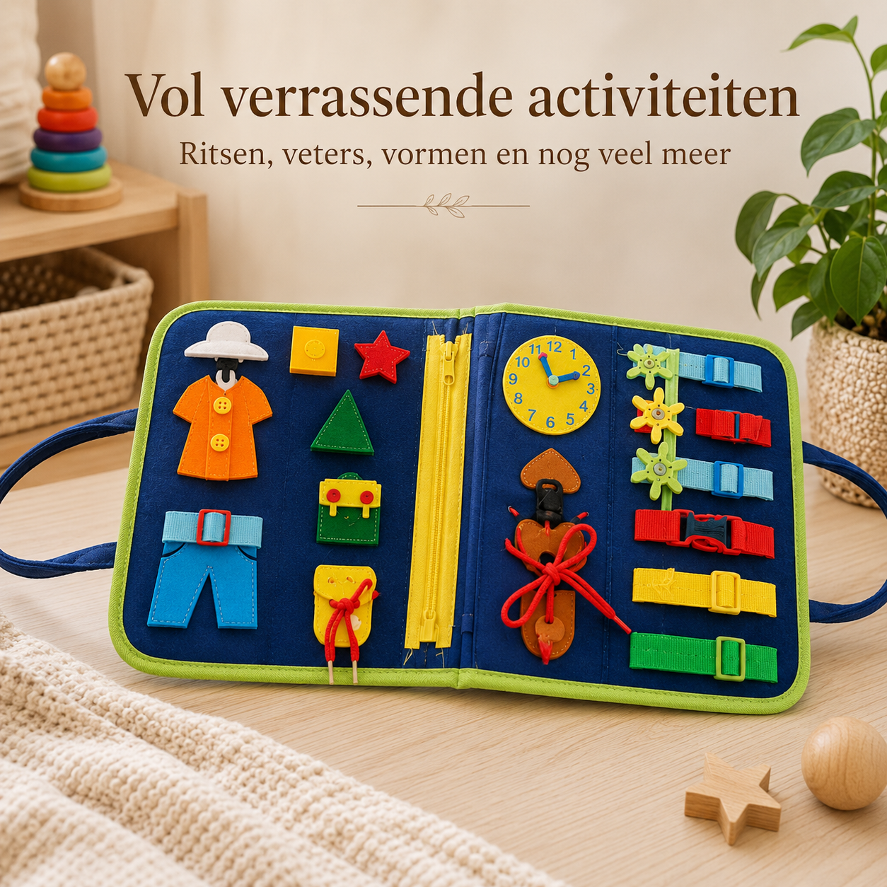 Montessori Activiteitenbord voor Kinderen