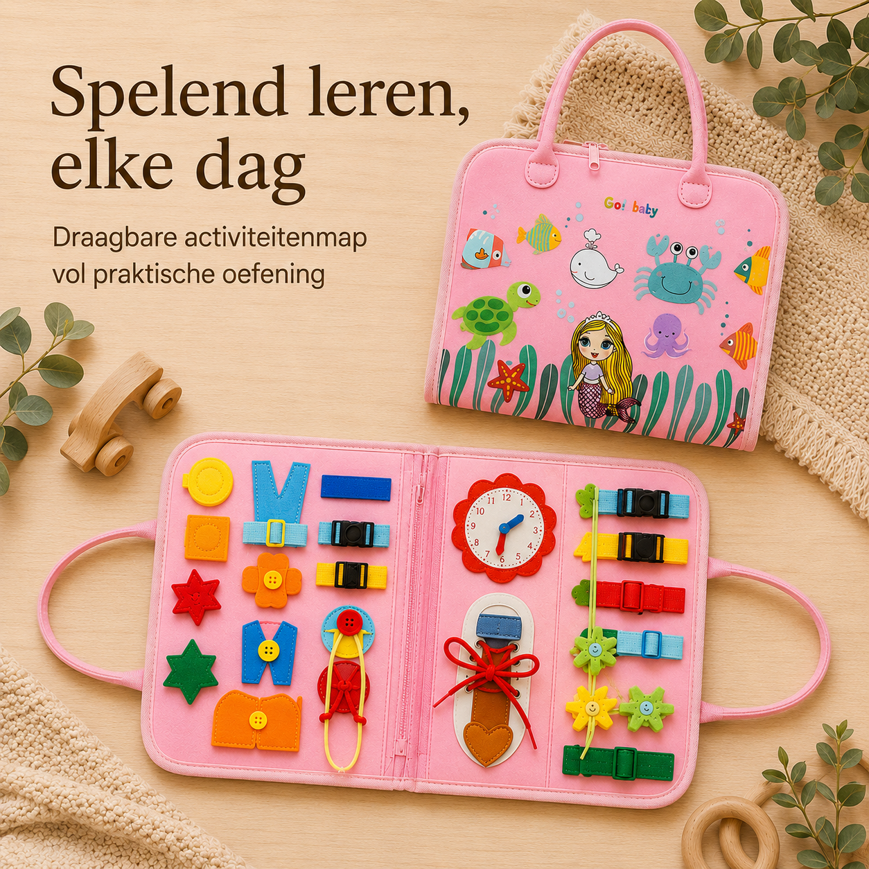 Montessori Activiteitenbord voor Kinderen