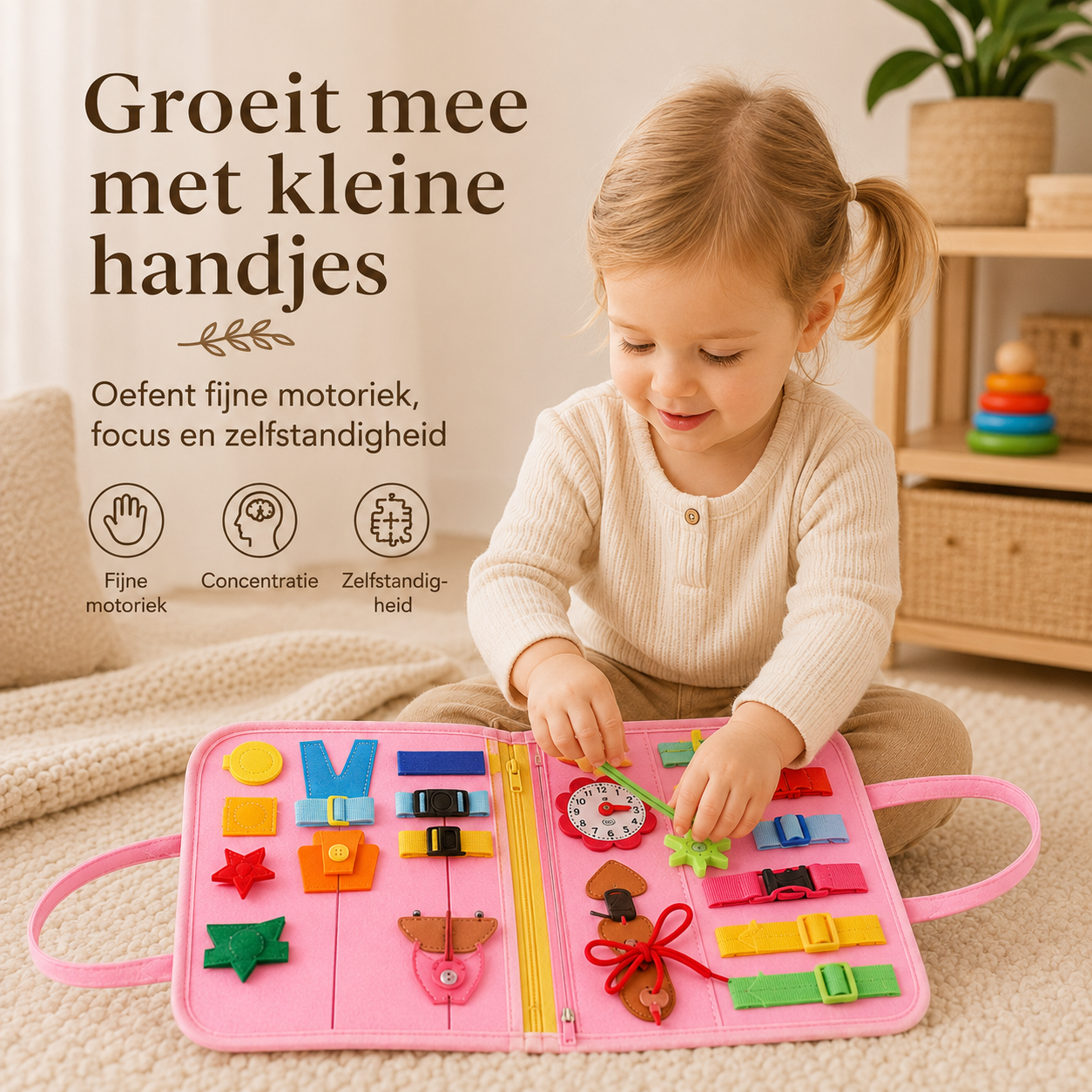 Montessori Activiteitenbord voor Kinderen