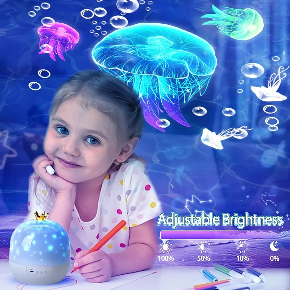 2-in-1 Sterrenprojector & Nachtlamp voor Kinderen