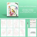 Compact Aquarelboek met Ingebouwde Verf